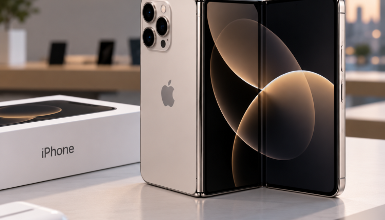 Складной смартфон iPhone Duo с внешним и внутренним дисплеями